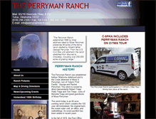 Tablet Screenshot of perrymanranch.com